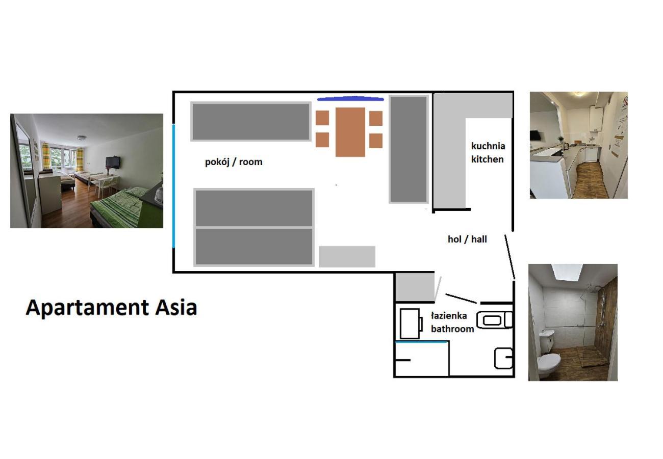 Apartamenty Asia Краков Экстерьер фото